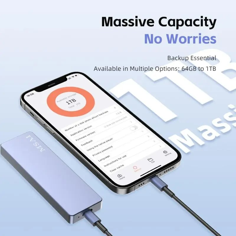 ⏰Prime Big Deal：Final 3 Hours! | Factory Price: $15.99 | Don't Miss Out! 🔥 High-Speed USB 3.0 External Storage