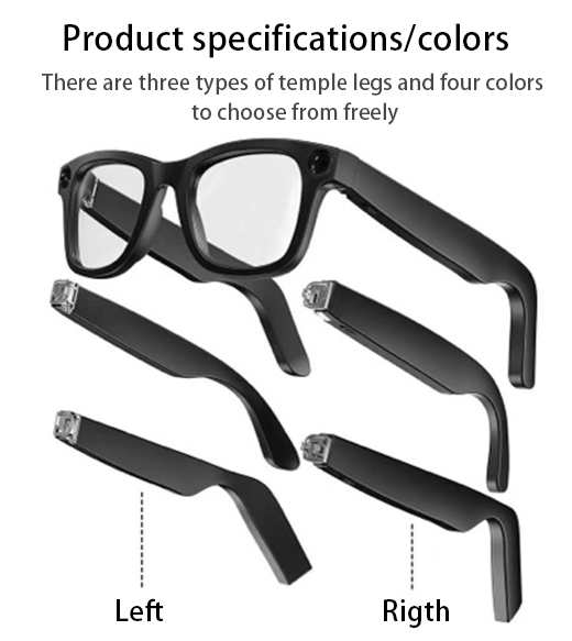 👓AI Smart Glasses – Speak, See, Record Smarter📷