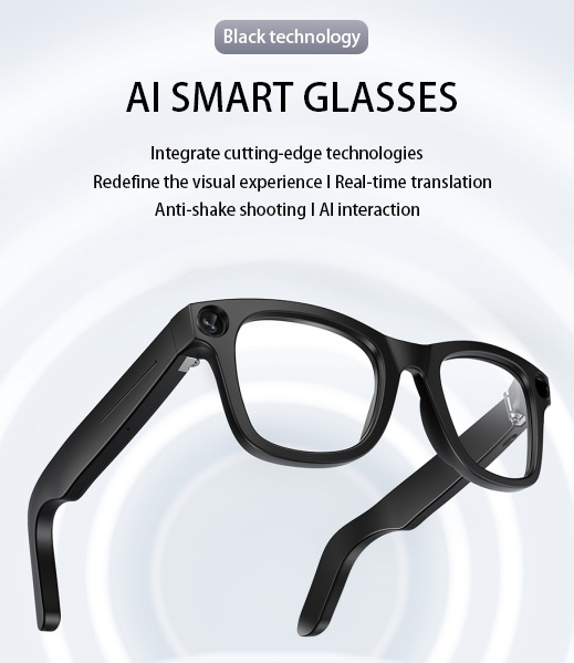 👓AI Smart Glasses – Speak, See, Record Smarter📷