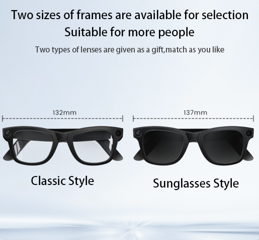 👓AI Smart Glasses – Speak, See, Record Smarter📷