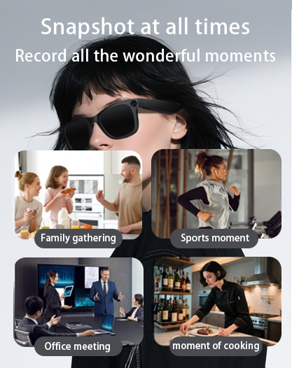 👓AI Smart Glasses – Speak, See, Record Smarter📷