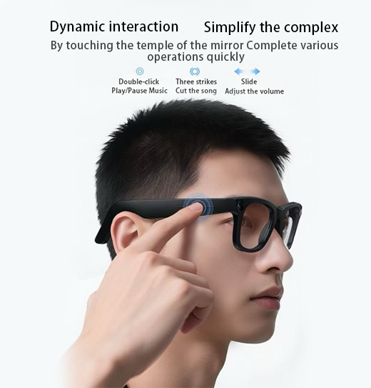 👓AI Smart Glasses – Speak, See, Record Smarter📷