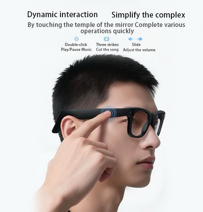 👓AI Smart Glasses – Speak, See, Record Smarter📷