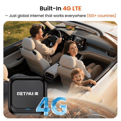 Homeshopaye GetPairr AI Box 2.0 (compatible with all cars ) , Android 13 ,8 Gb ram ,  128 Gb storage, Wireless | Carplay Android Auto 3 in 1