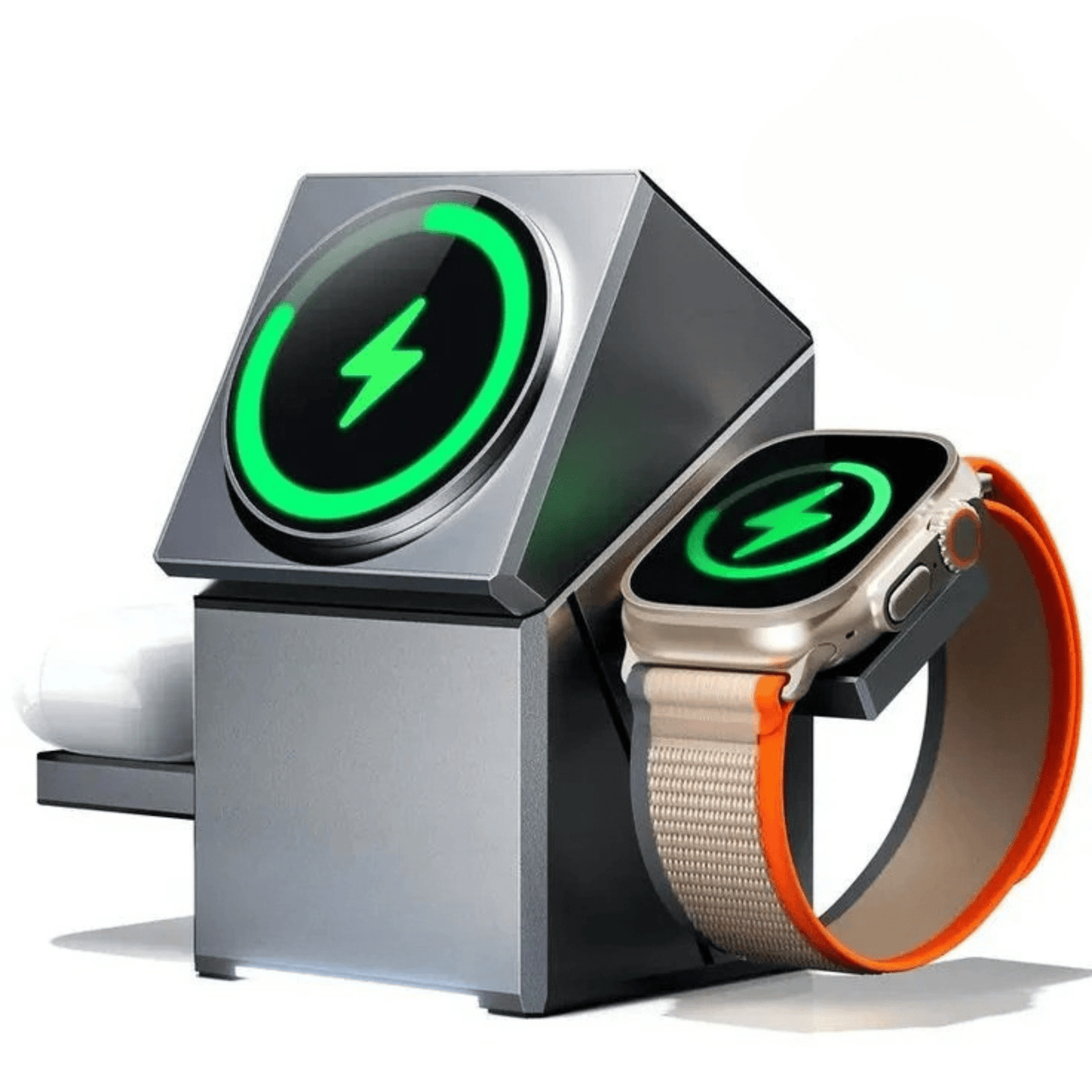 MagCube | 3-in-1 Wireless Charging Station (Qi2 Certified)