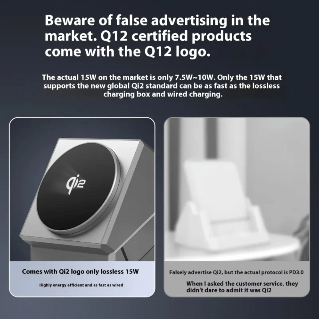 MagCube | 3-in-1 Wireless Charging Station (Qi2 Certified)